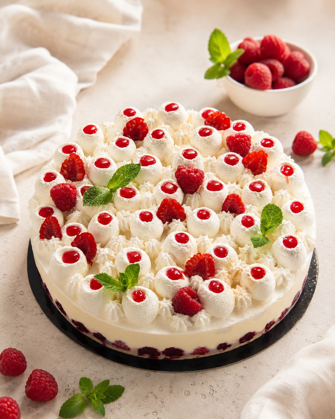 Fraisier, Framboisier ou Poirier (en saison)